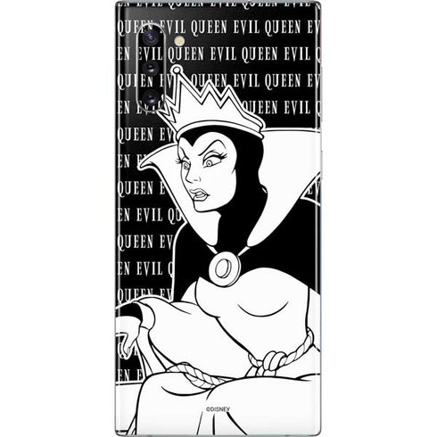 Disney Villains Evil Queen Black and White Galaxy Note 10 Skin